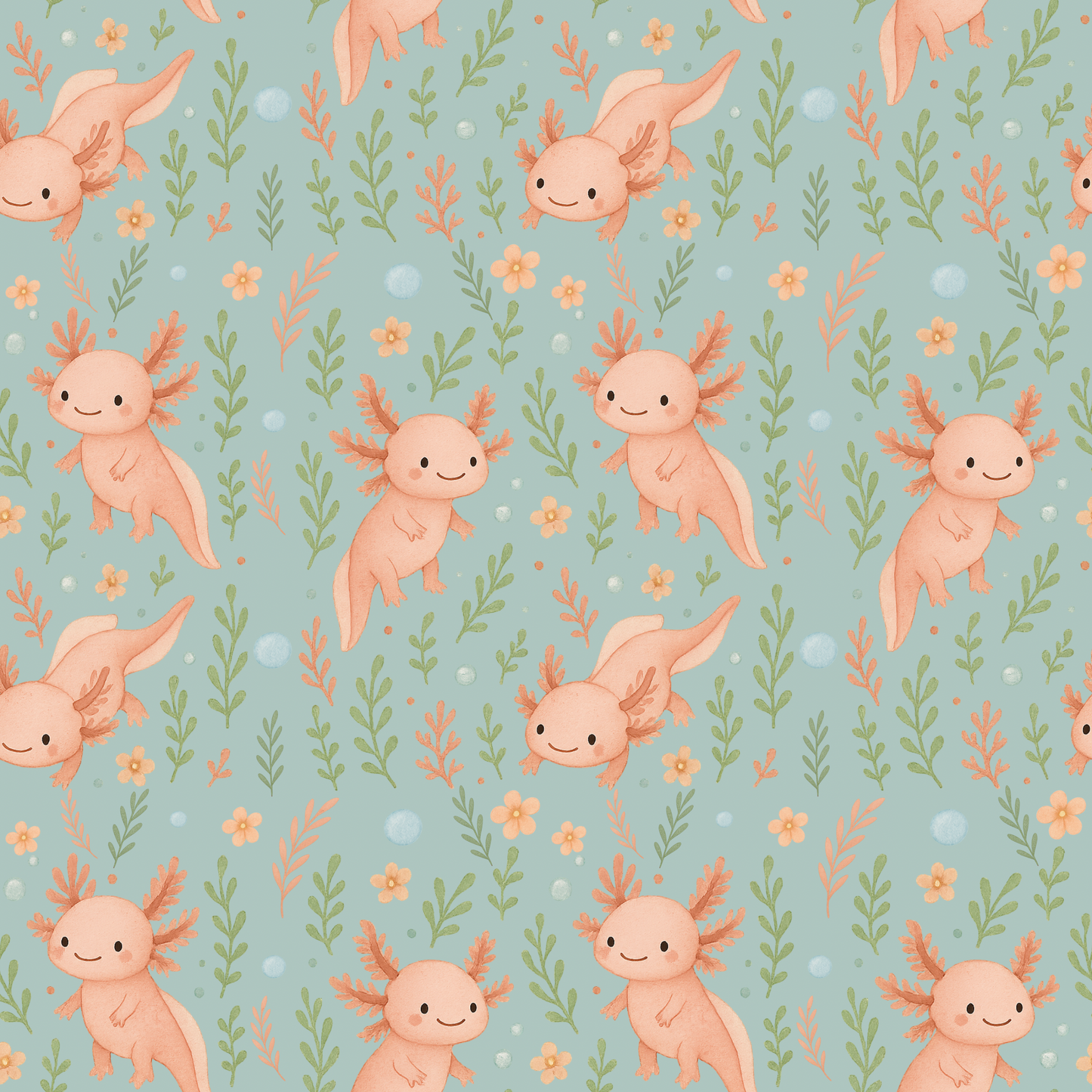 Axolove♥️ (axolotl) Bamboo Muslin Pacifier Clip