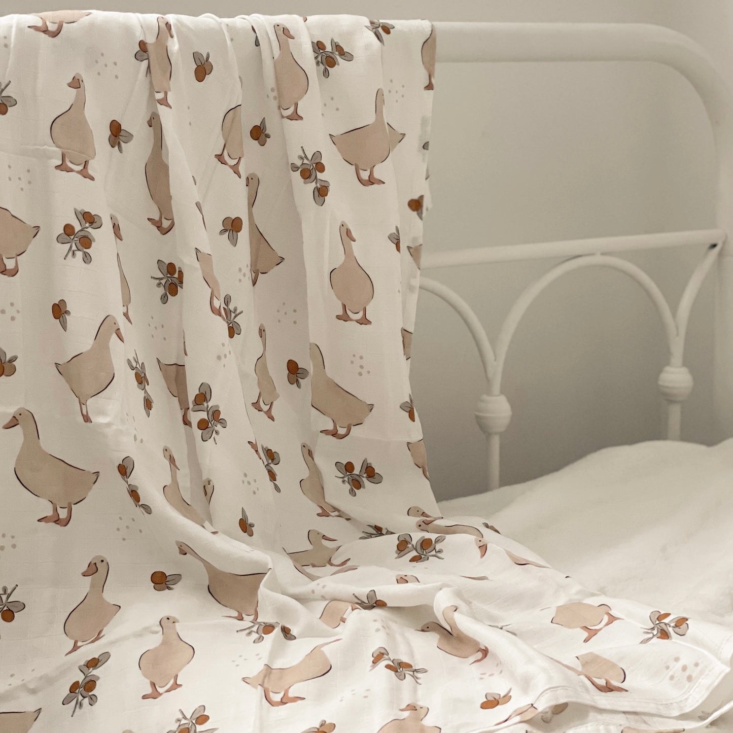 Mousseline Création Jade - bambou & coton - Petites oies