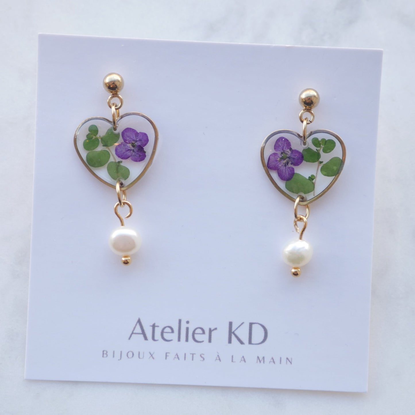 Chloé Earrings - Heart (Medium)