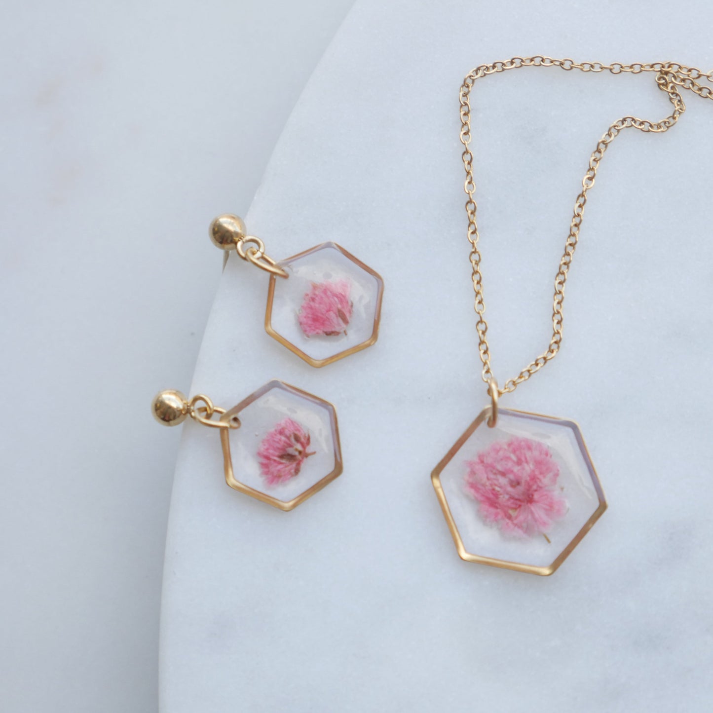 Gigi pink set - hexa (medium)