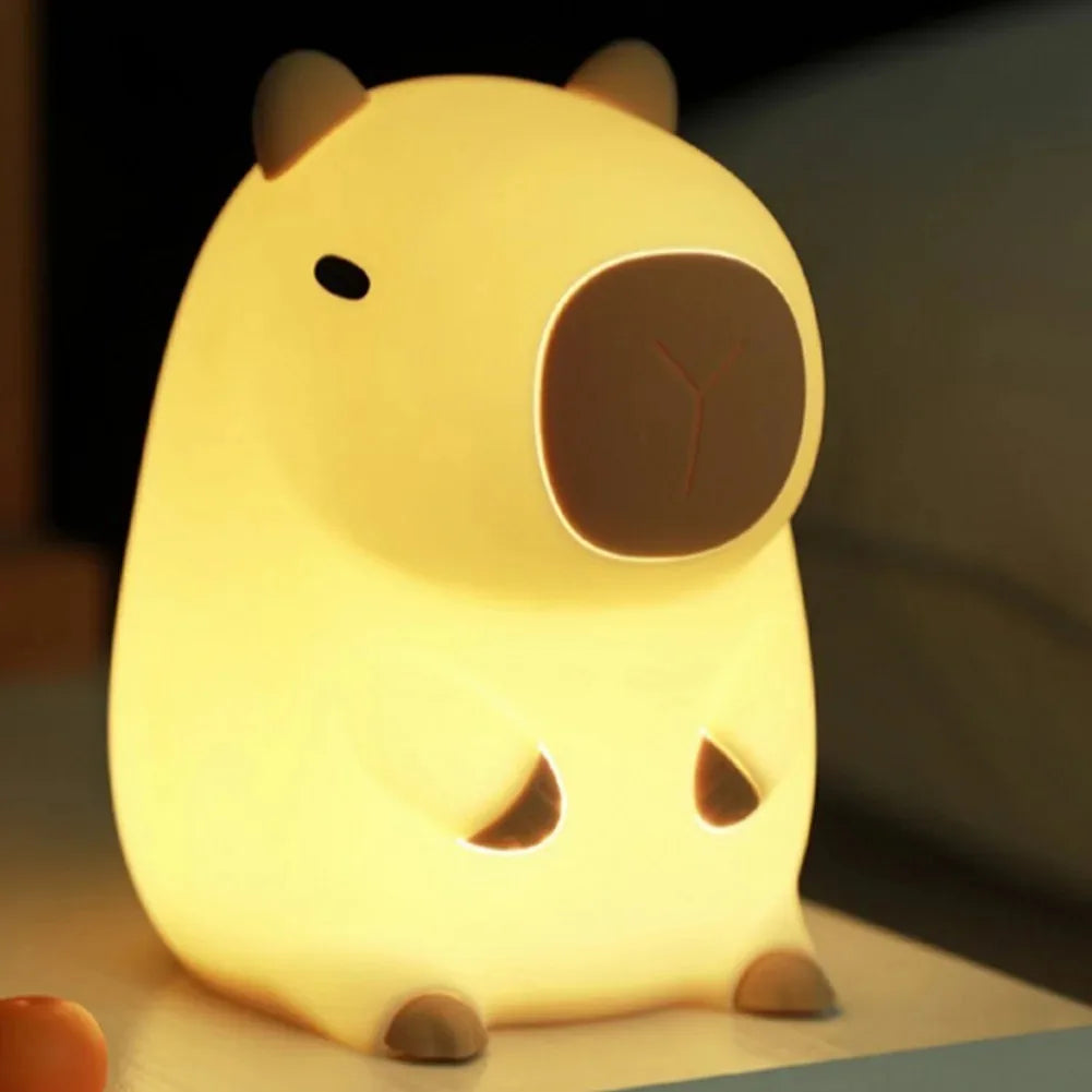 Veilleuse Capybara LED en Silicone