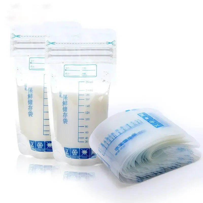 250 ml Breast Milk Storage Bags – Self-Standing, Leakproof and Pre-Sterilized (30 pcs)