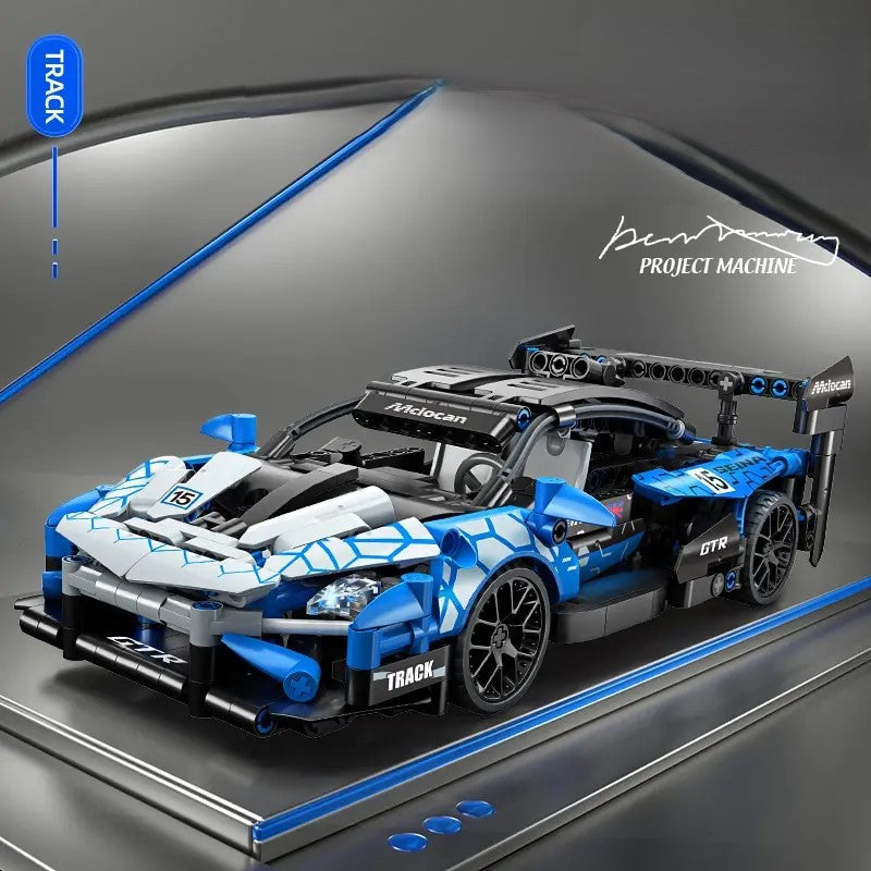 Voiture de course en bloc à construire KangouSpeed™