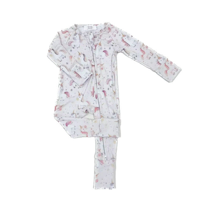 Pyjama bambou - Bébé - Lily la Licorne (0-3, 3-6, 12-18, 18-24mois)