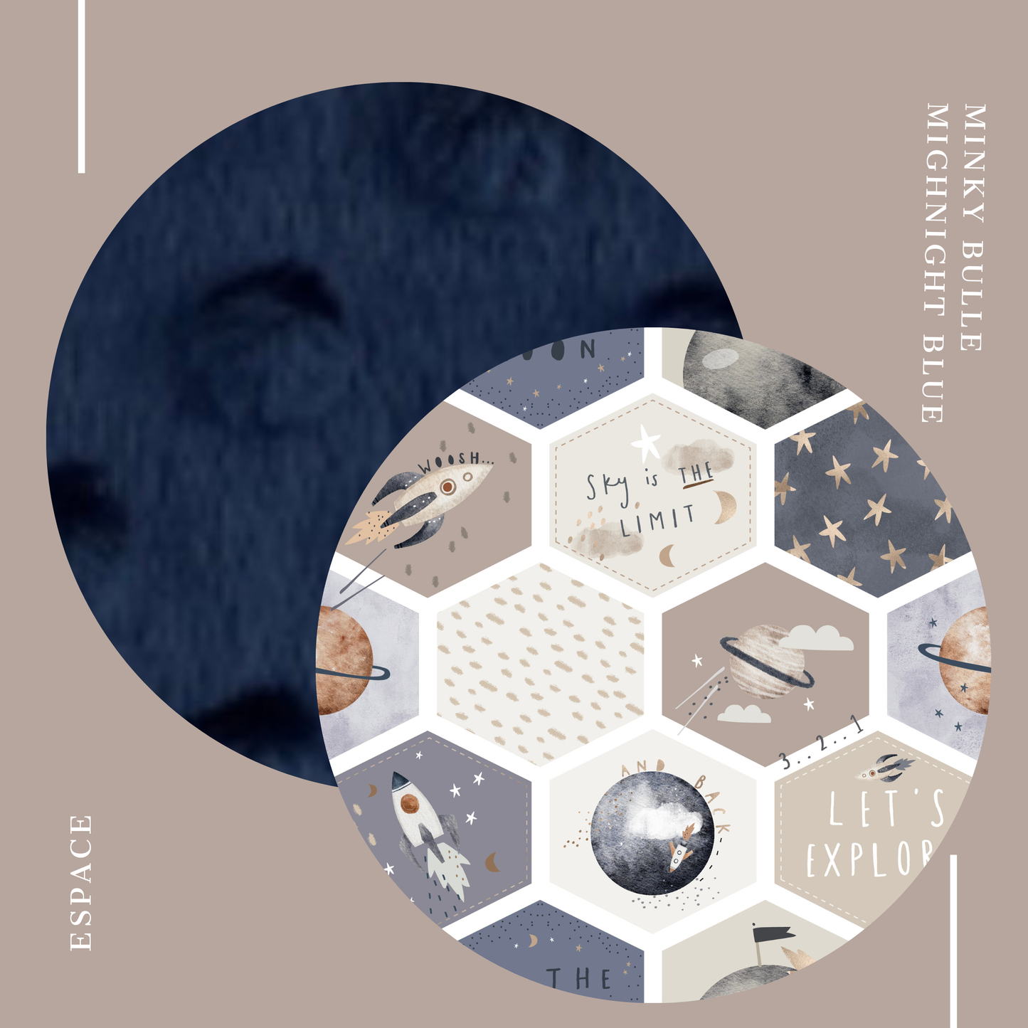 Doudou Minky & Minky dot - Espace