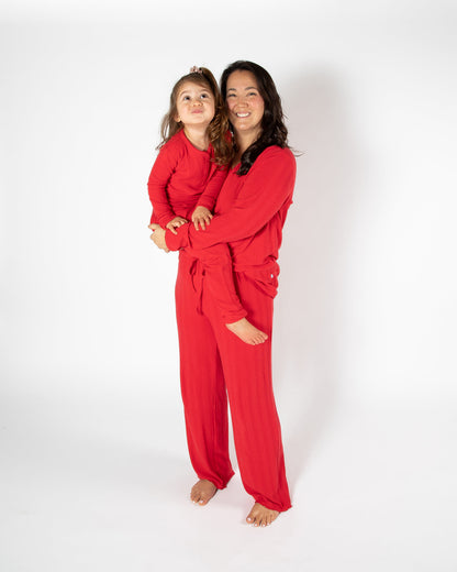 Pyjama de Noël Assorti – Édition Limitée Ribbon Red