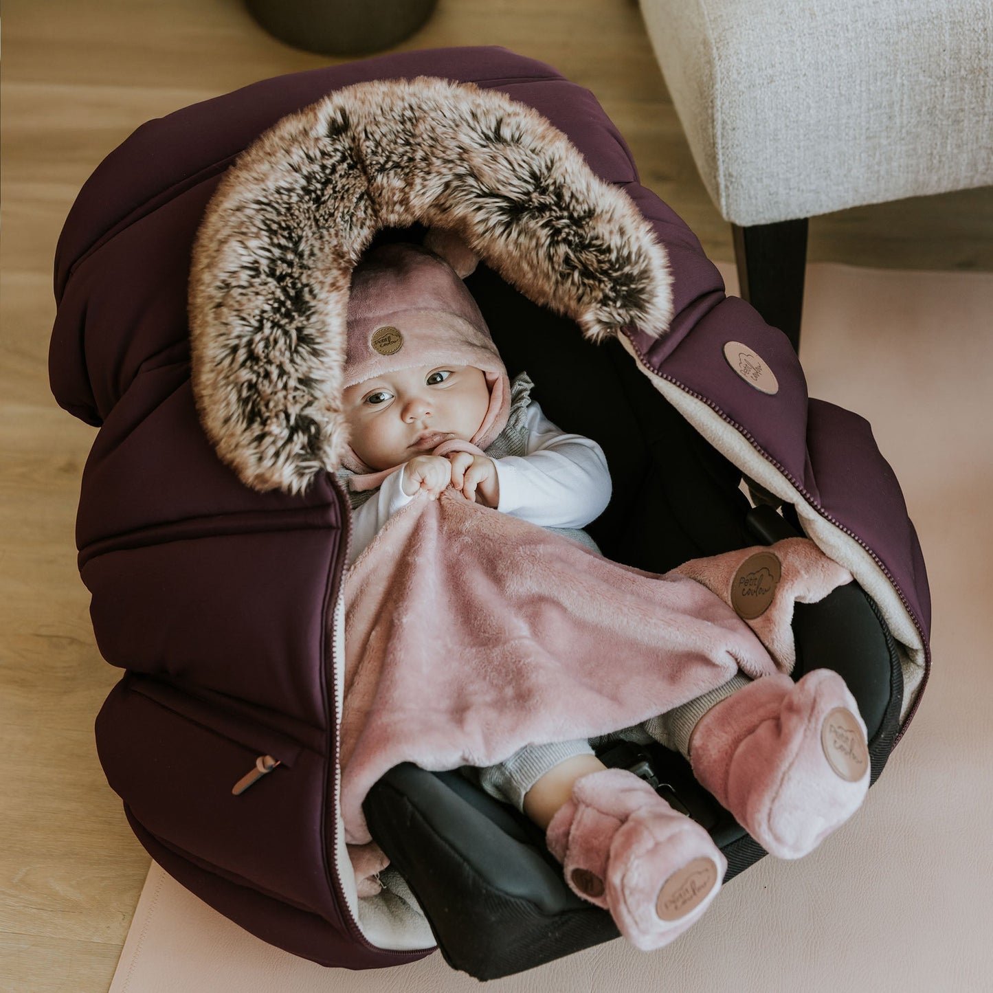 Minky Bear Baby Gift Set (4 accessories)