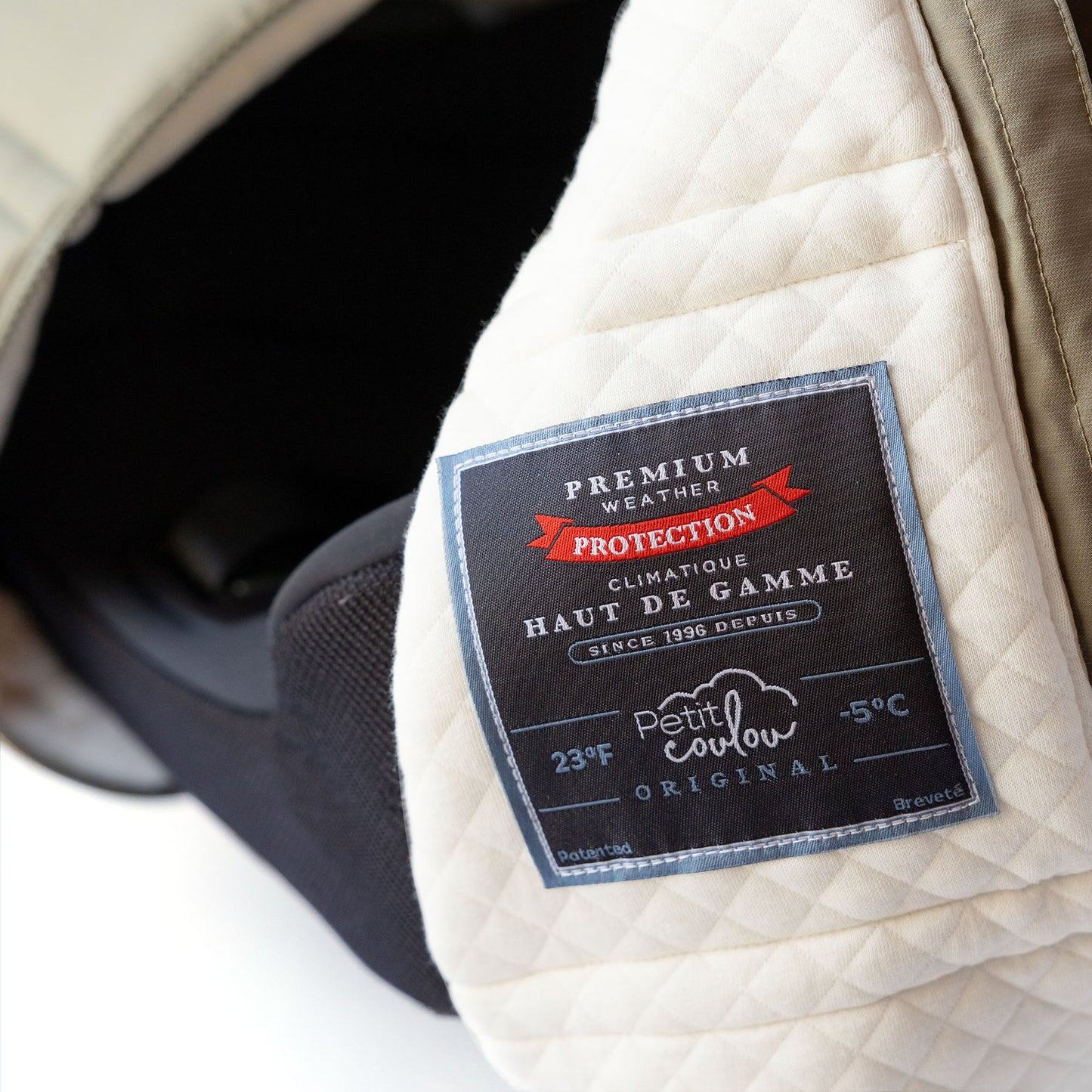 Housse légère pour siège d'auto (-5°C à 15°C)