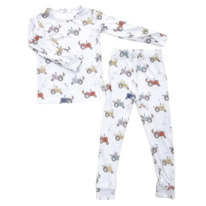 Pyjama Bambou - Enfant - Tracteurs