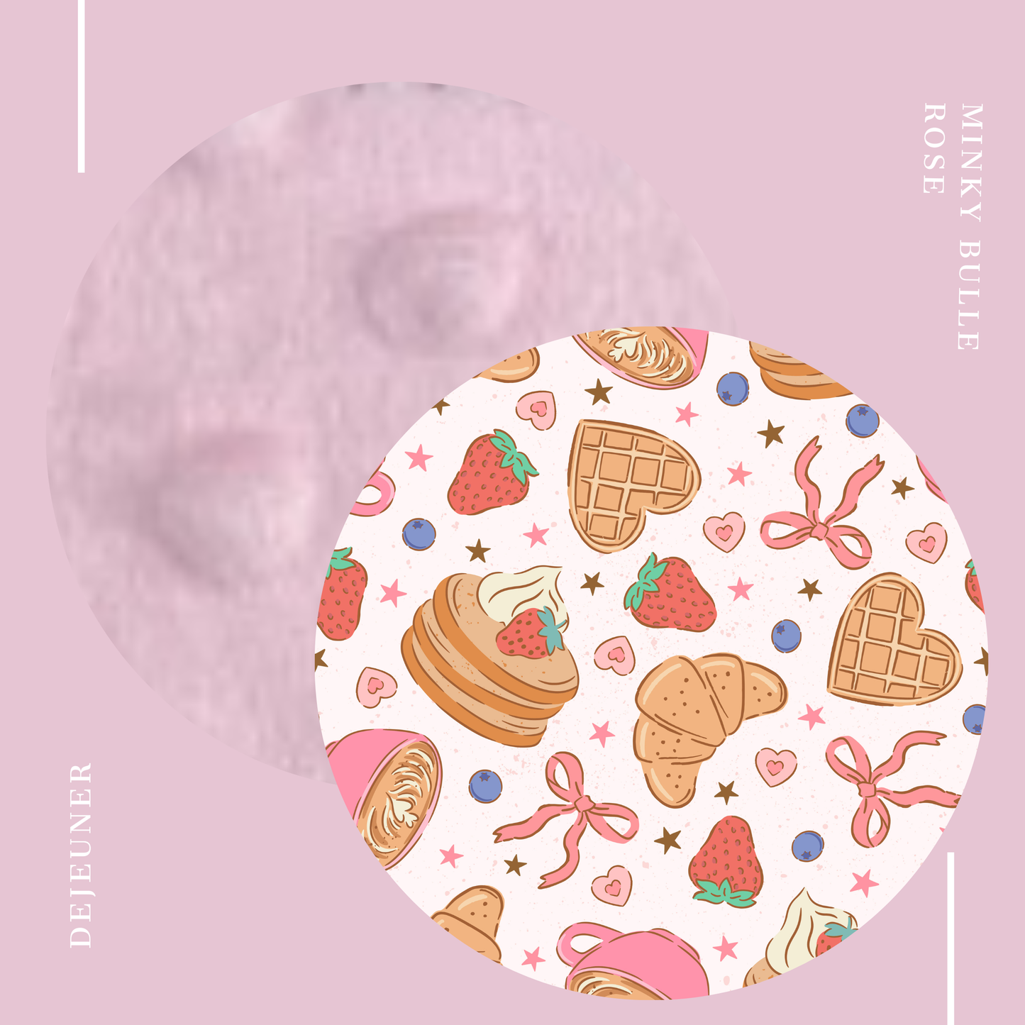 Doudou Minky & Minky dot - Petit déjeuner
