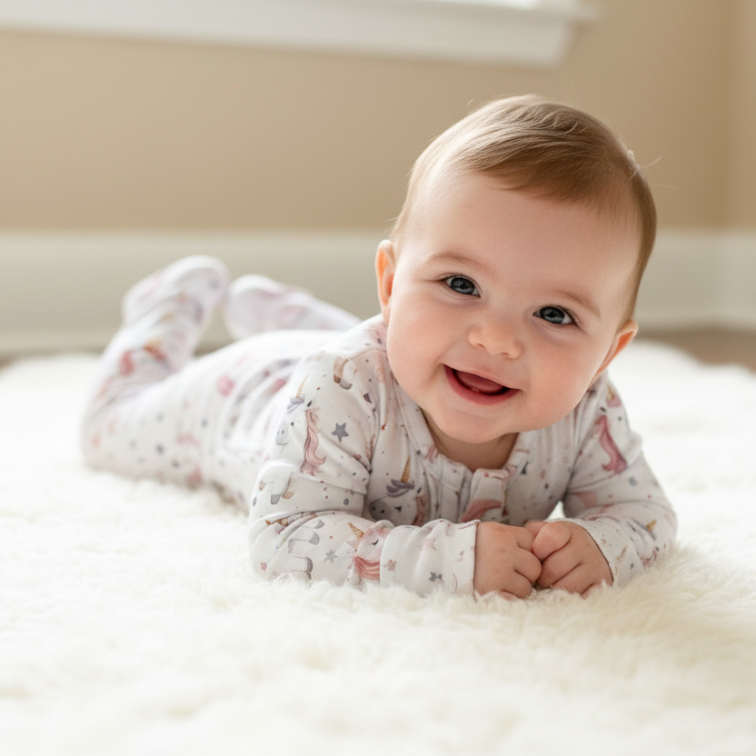 Pyjama bambou - Bébé - Lily la Licorne (0-3, 3-6, 12-18, 18-24mois)