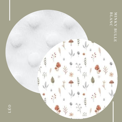 Doudou Minky & Minky dot - Léo