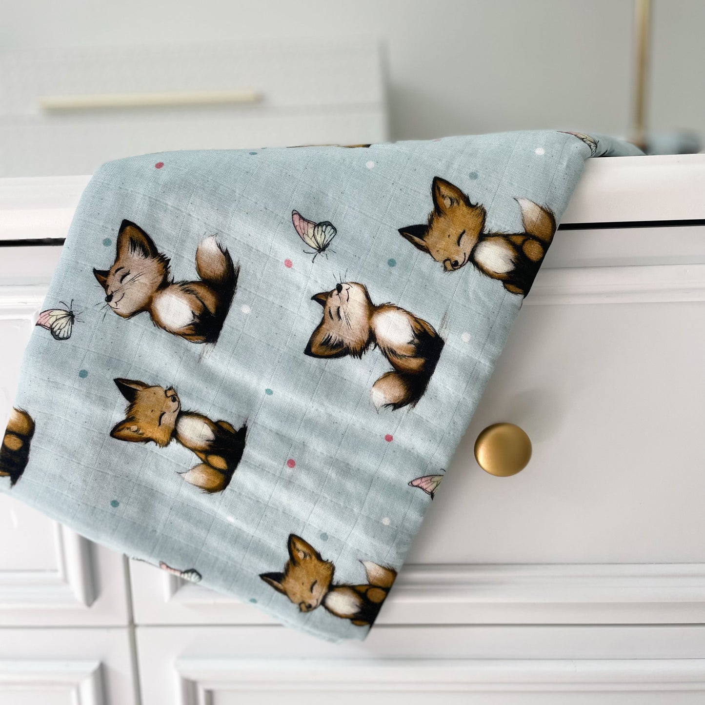Mousseline 70% bambou - Petit renard