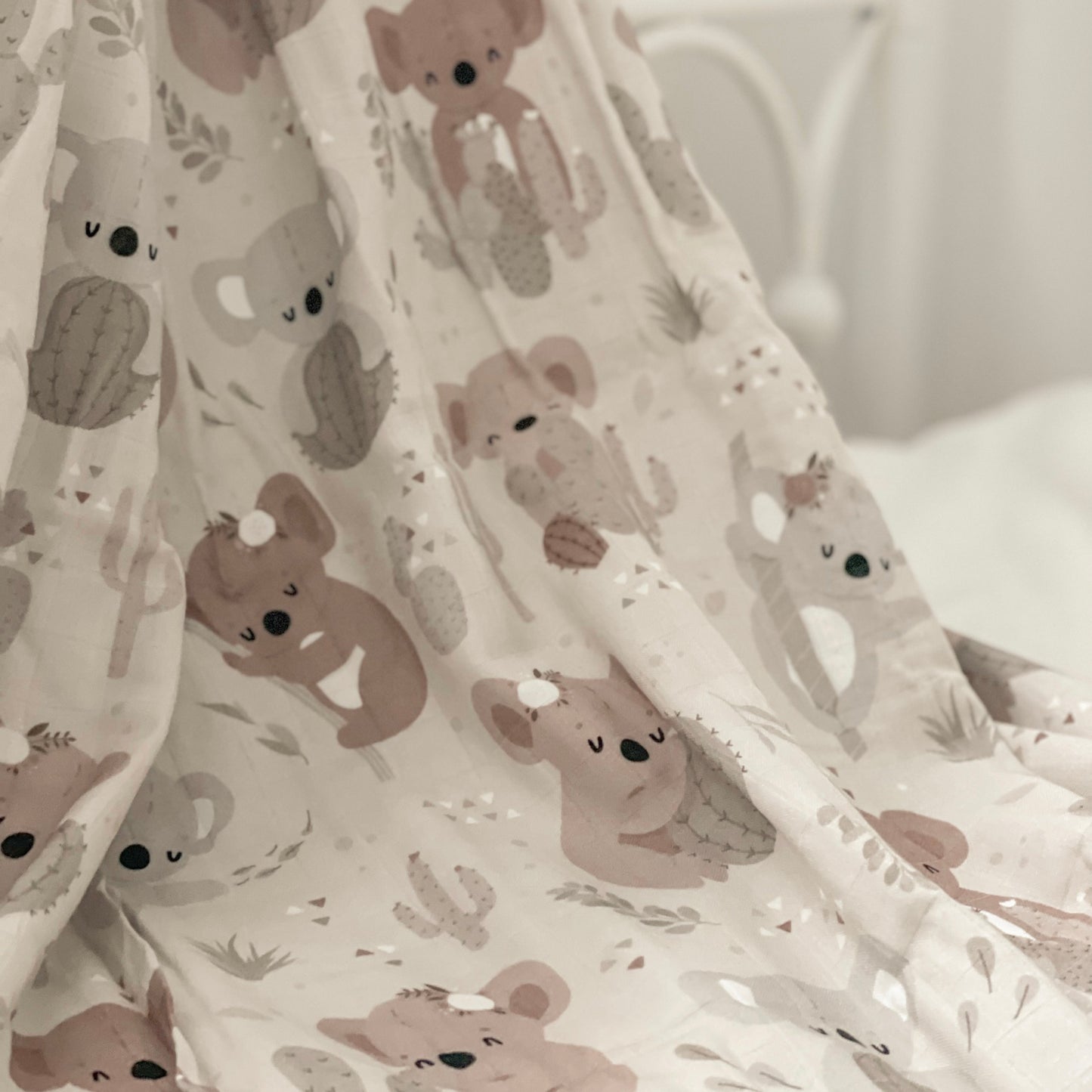 Mousseline Création Jade - bambou & coton - Jolis koalas
