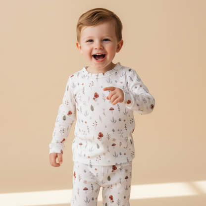 Pyjama Bambou - Enfant - Champignons - Léo