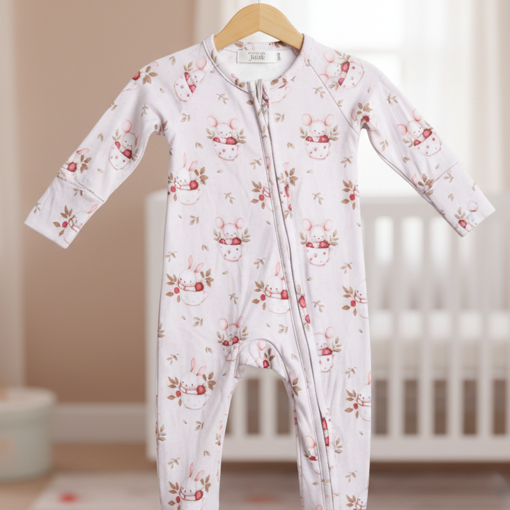 Pyjama bambou - Bébé - Lydia - Lapine et Souris