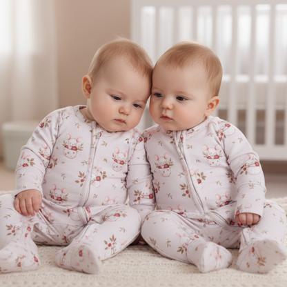 Pyjama bambou - Bébé - Lydia - Lapine et Souris