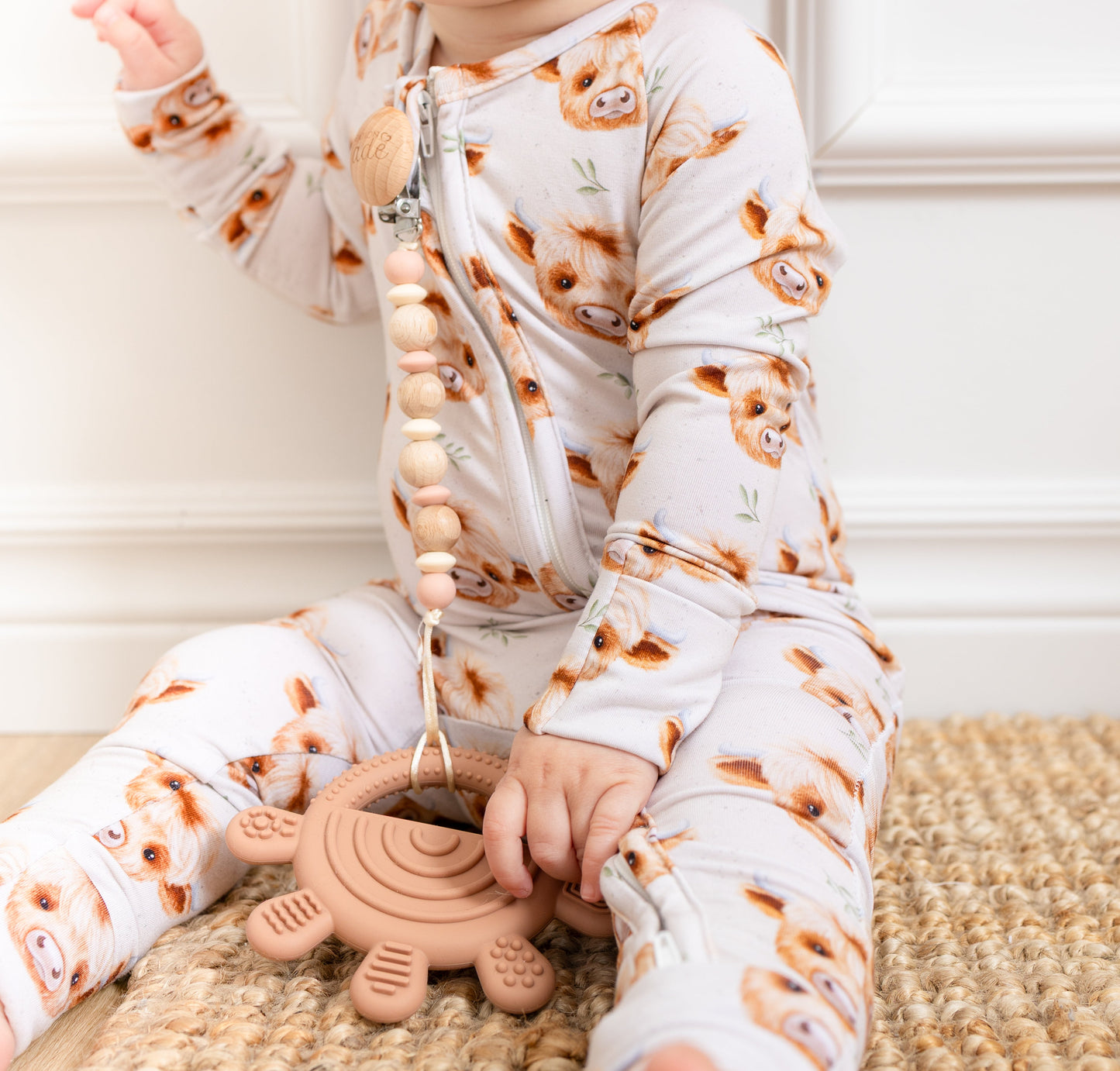 Pyjama Bambou  - Bébé - Vache highland