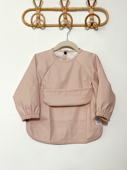 Bavette manches longues  - Poche haute  - Rose doux