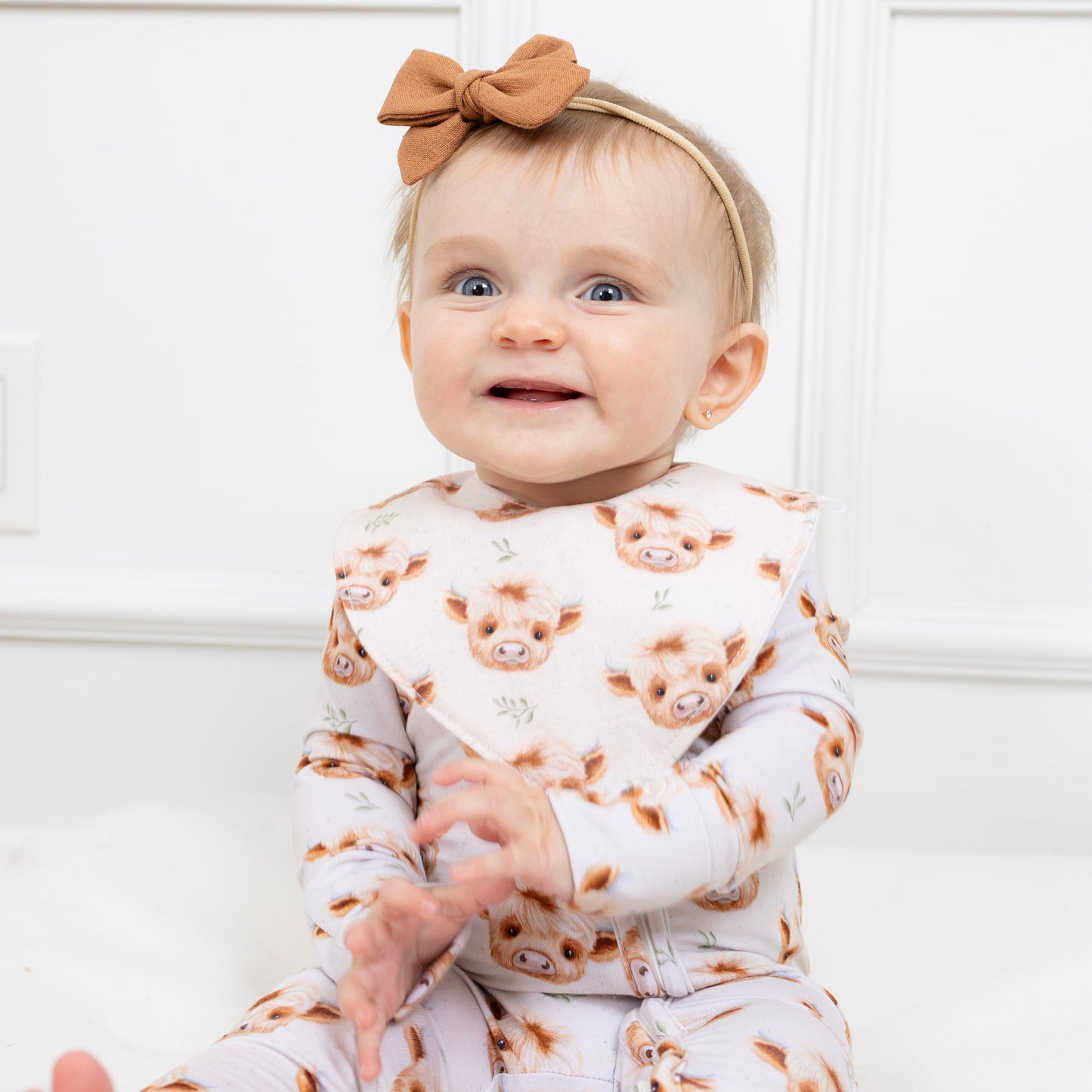Pyjama Bambou  - Bébé - Vache highland