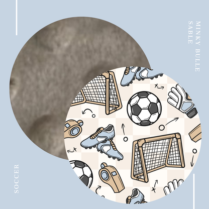 Doudou Minky & Minky dot - Soccer