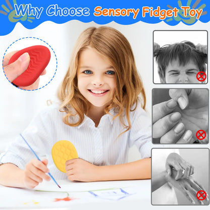 Sensory Stone en Silicone – Pierre Sensorielle Apaisante