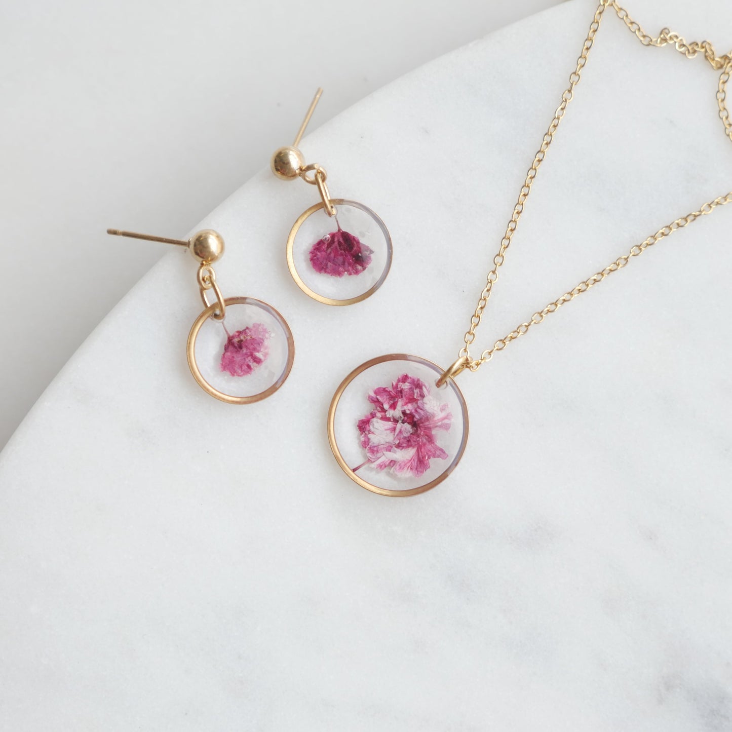 Gigi fuchsia set - round
