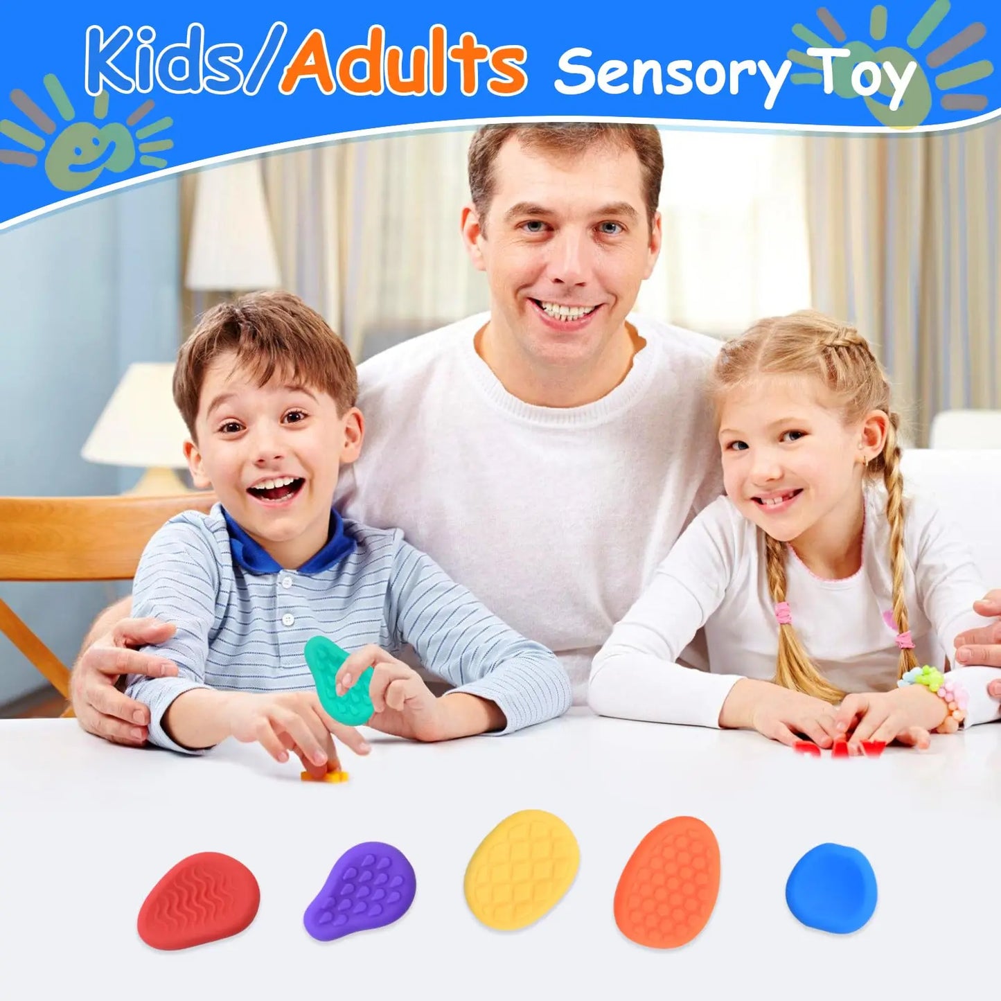 Sensory Stone en Silicone – Pierre Sensorielle Apaisante
