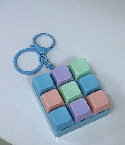 Porte‑Clé Anti‑Stress à Touches Pressables