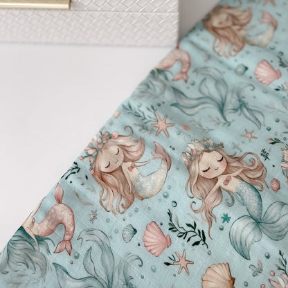Mousseline 70% bambou  - Sirène