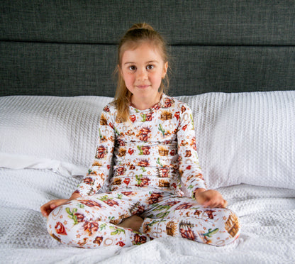 Highland Cow Cowboy Western Pajamas