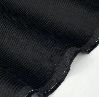 Sac Croissant en Corduroy - Bandoulière Ajustable & Fermeture Éclair