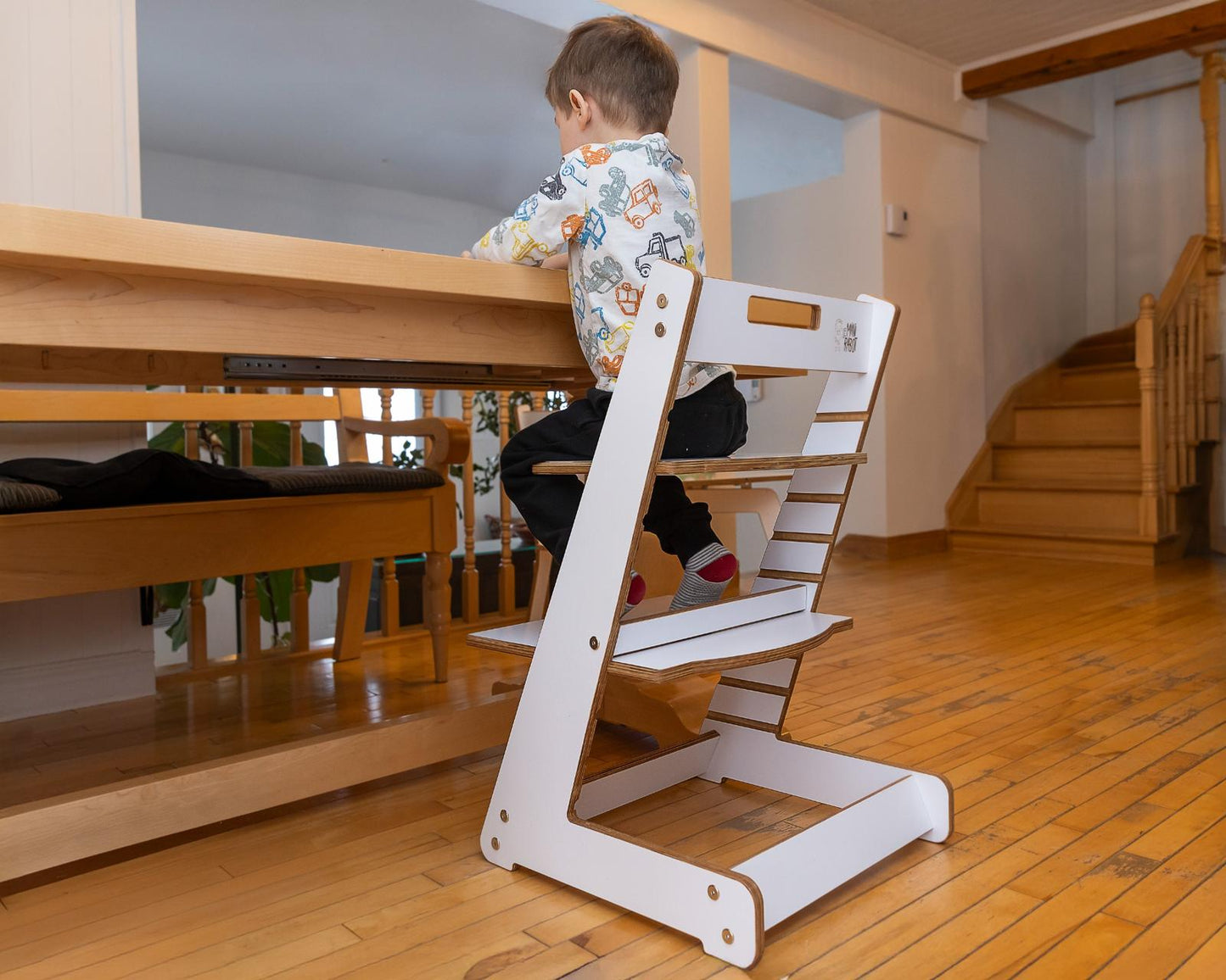 Convertible wooden high chair for children - The Mini Evolue