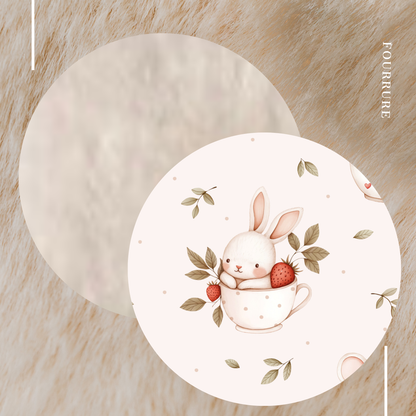 Doudou Minky & Fourrure - Lydia la lapine et la souris
