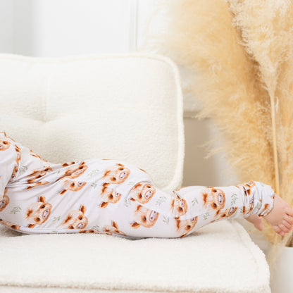 Pyjama Bambou  - Bébé - Vache highland