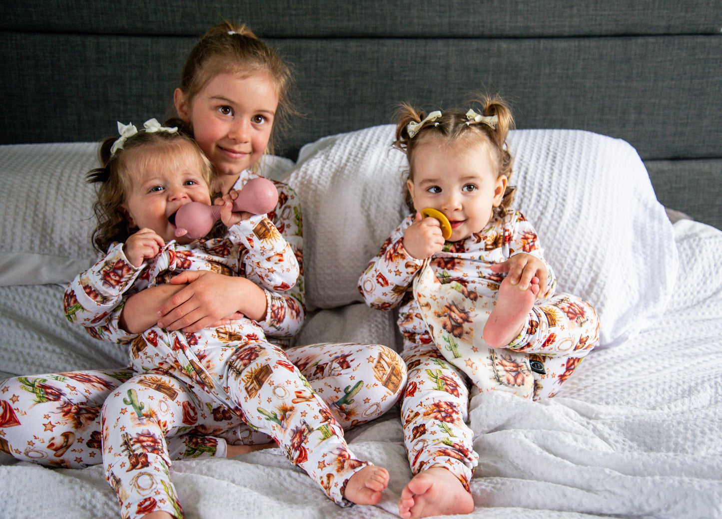 Highland Cow Cowboy Western Pajamas