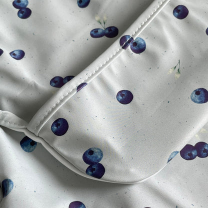 Bavette manches longues - Bleuets