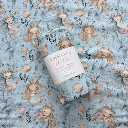 Mousseline 70% bambou  - Sirène