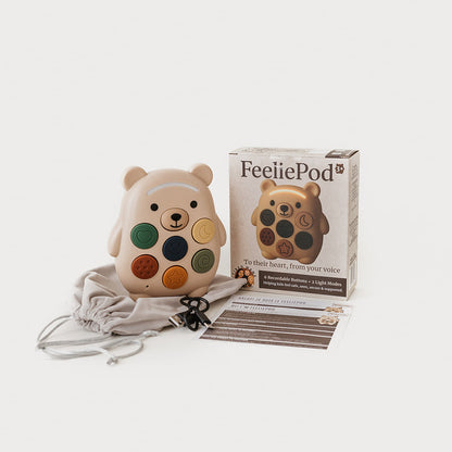 FeeliePod – Le compagnon audio apaisant qui grandit avec votre enfant