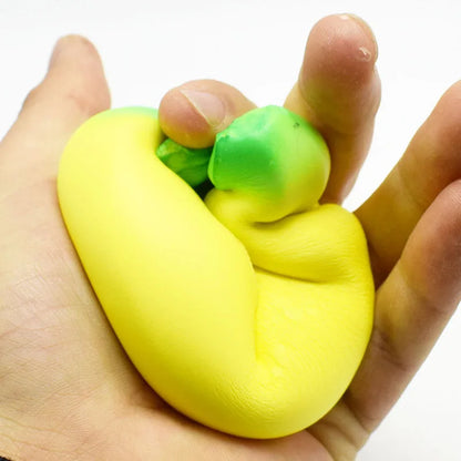 Squishy Banane Anti‑Stress – Jouet Souple Slow‑Rising