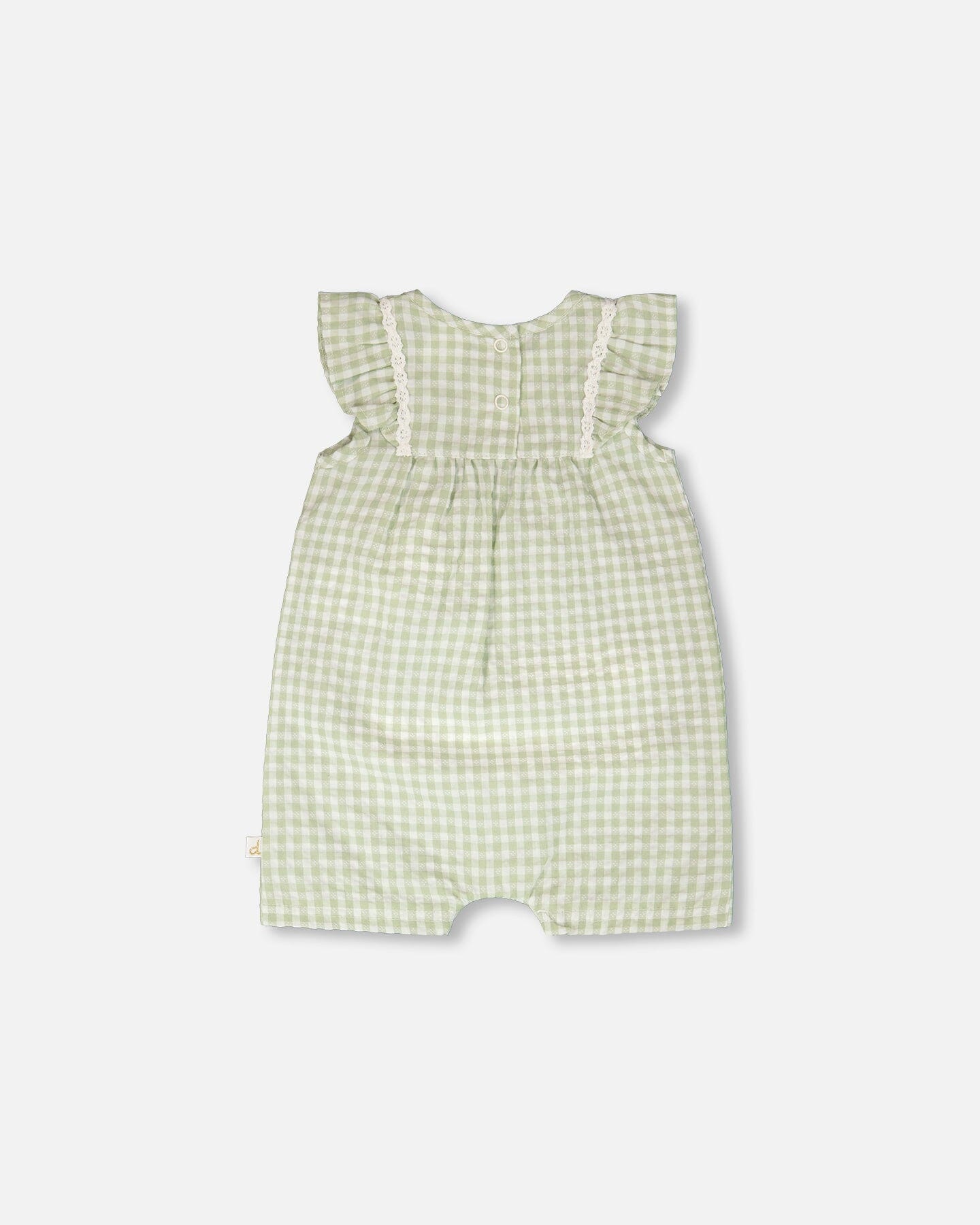 Romper – Green Gingham