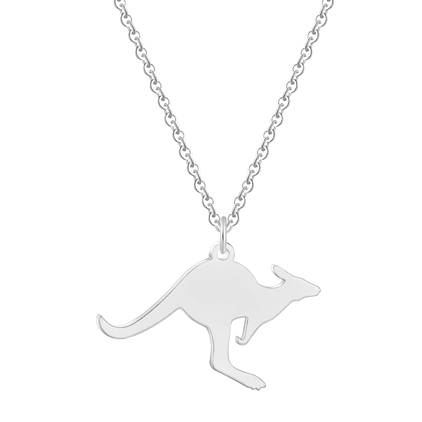 Collier Kangourou Femme | Pendentif en Acier Inoxydable