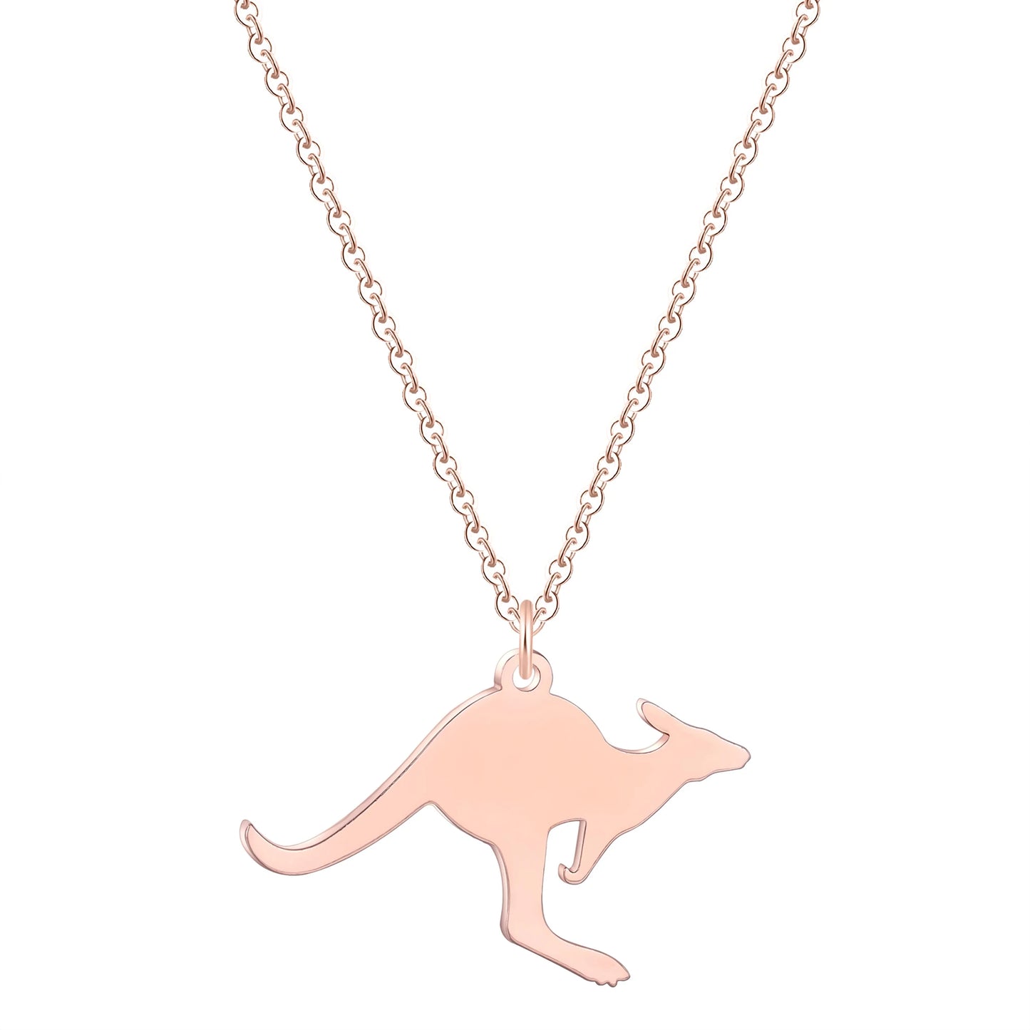 Collier Kangourou Femme | Pendentif en Acier Inoxydable