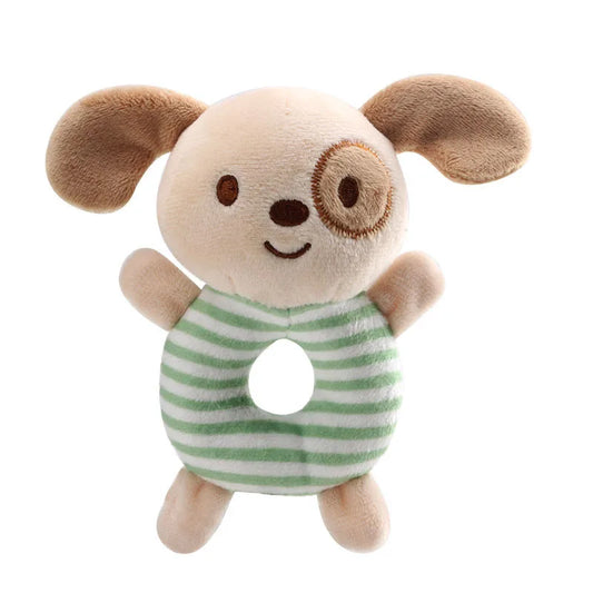 Hochet en peluche chien