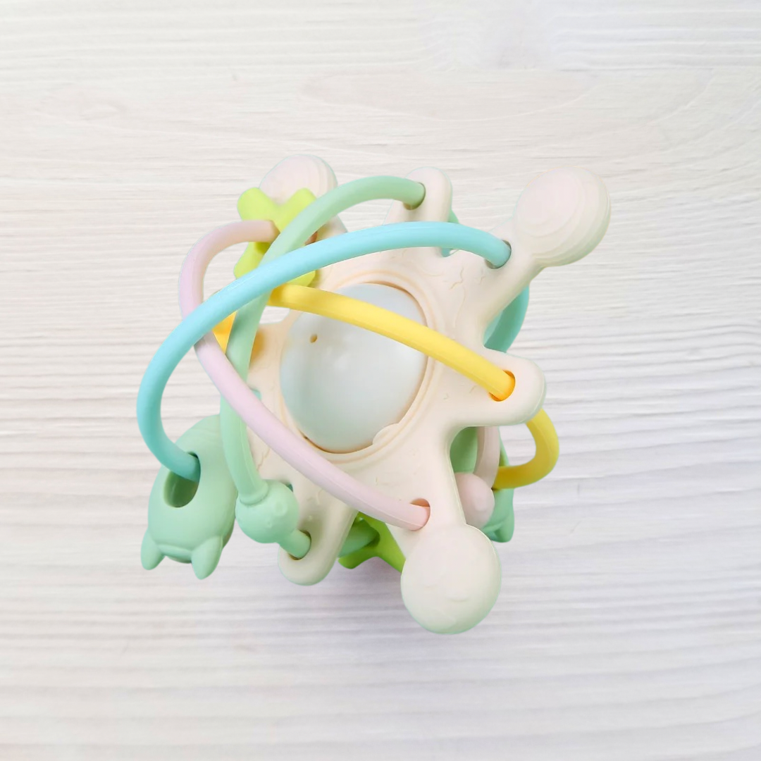 Jouet hochet - Globe pastel