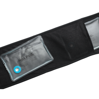 Adjustable lumbar belt and 2 reusable heating pads - Hot Poc medic