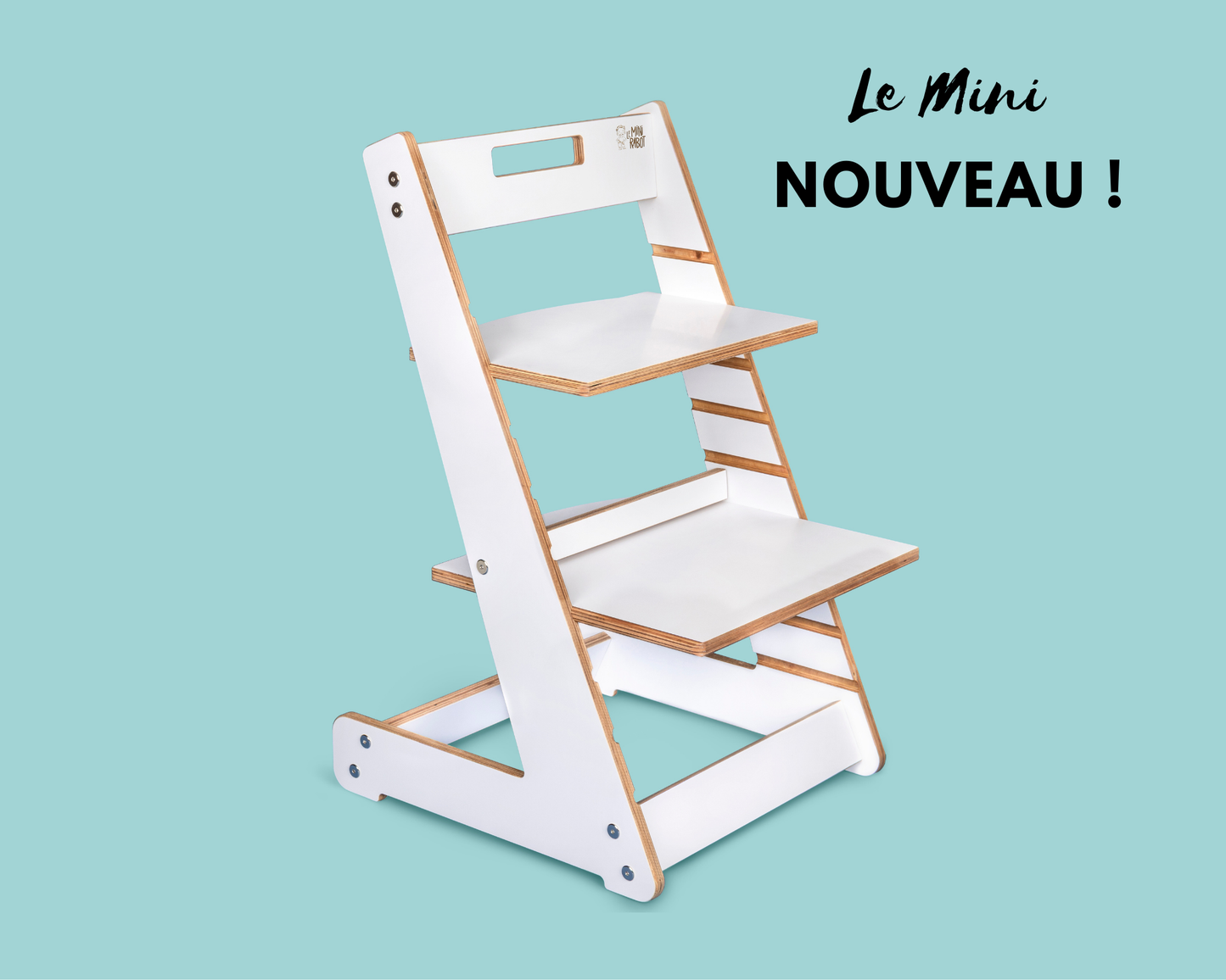 Convertible wooden high chair for children - The Mini Evolue