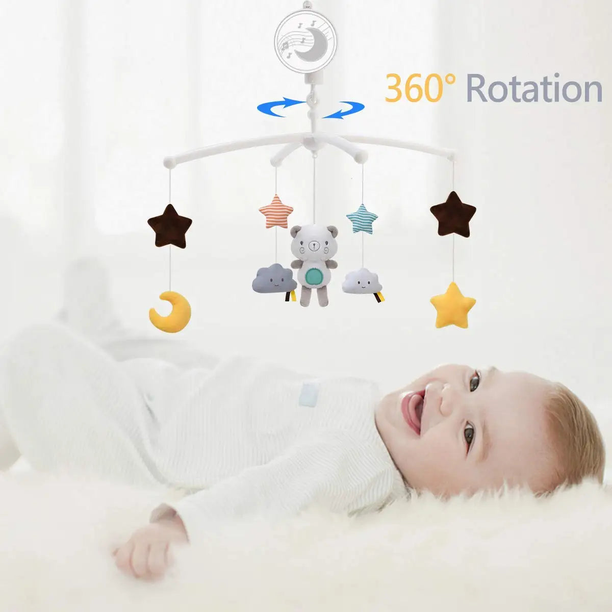 Mobile bebe nuage etoile et lune