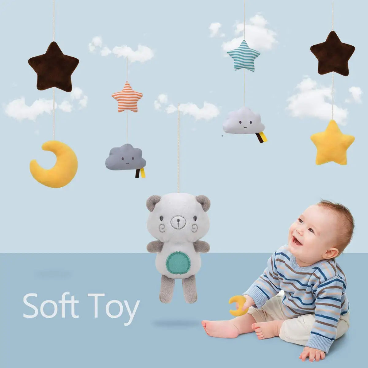 Mobile bebe nuage toutou
