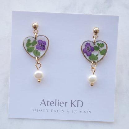 Chloé Earrings - Heart (Medium)